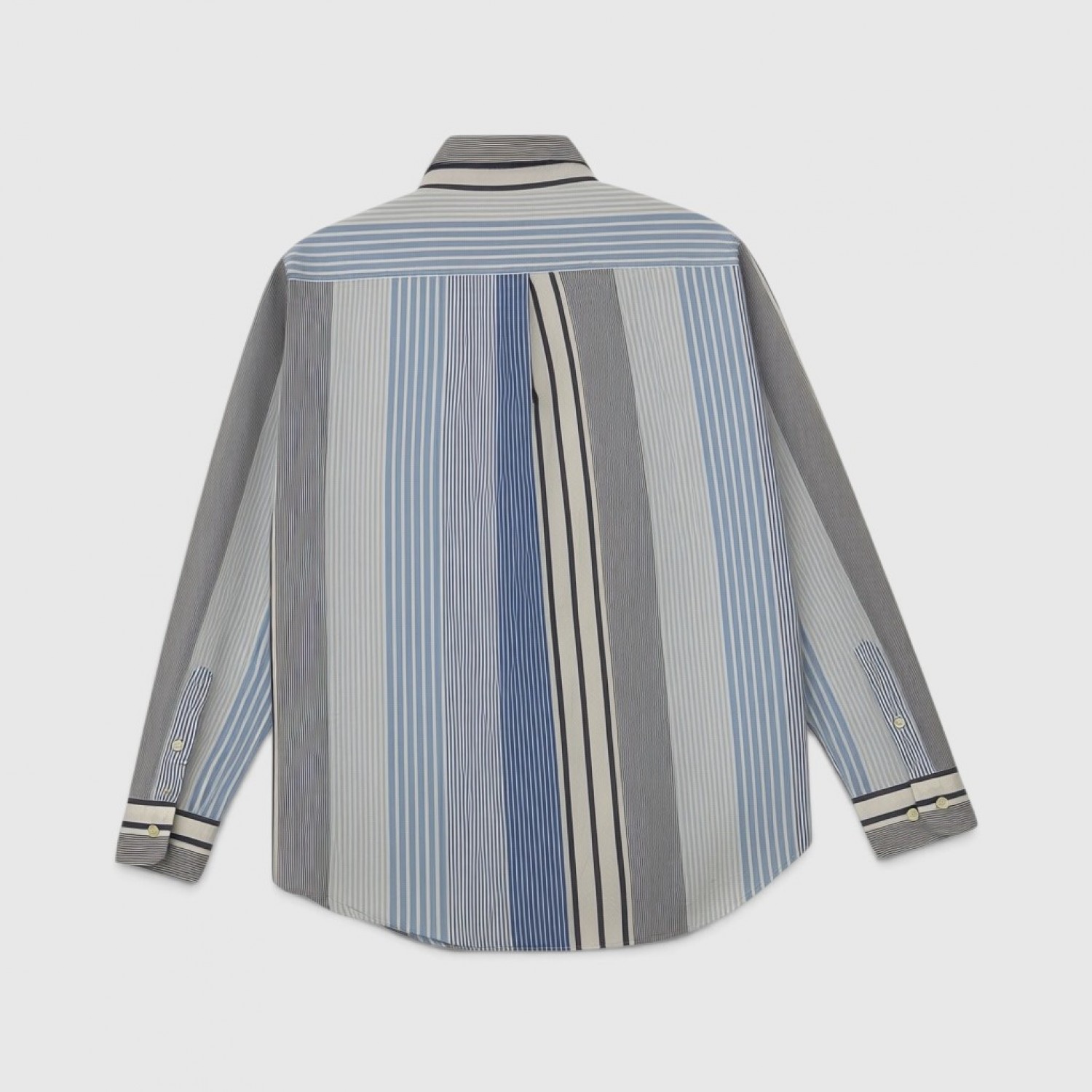 Tommy Hilfiger Ριγέ Πουκάμισο Μπλε & Λευκό / Pre-Owned